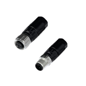 M12 Field Wireable IDC - Plastic Housing & Metal Coupling Nut