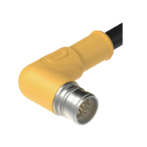 M23 Molded Cordsets I/O - Angled Male External Thread