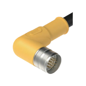 M23 Molded Cordsets I/O - Angled Male Internal Thread