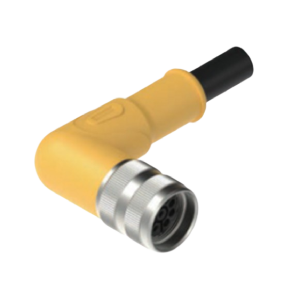M23 Molded Cordsets Power Supply - Angled Female Internal Thread