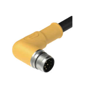 M23 Molded Cordsets Power Supply - Angled Male External Thread