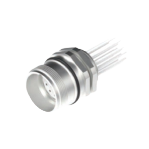 M23 Receptacles I/O - Female External Thread Front Mounting M20 Open-Wire